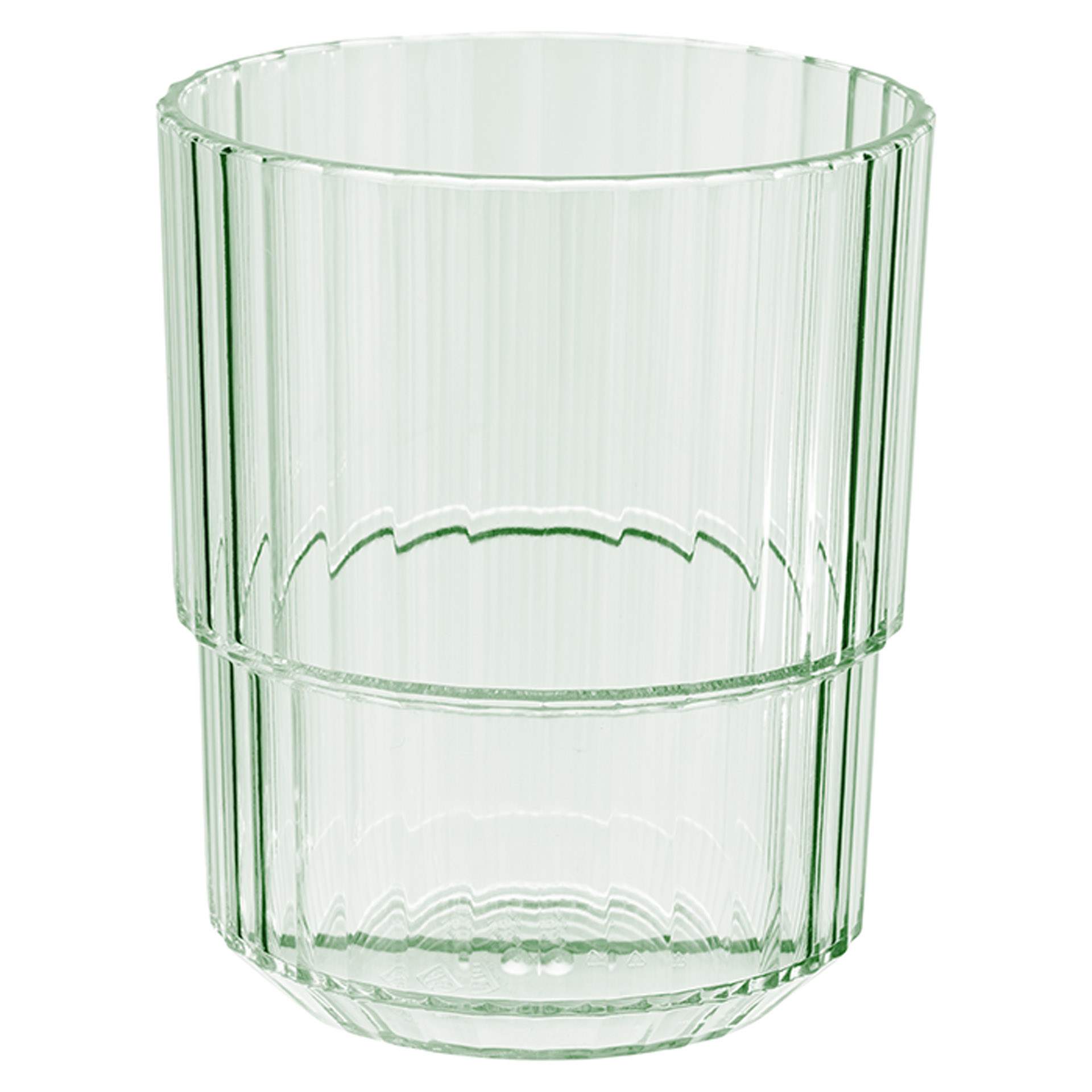 Trinkbecher - Serie Linea - hellgrün - Höhe 10,0 cm - Ø 8,5 cm - Inhalt 0,30 l - Tritan - 10572-B