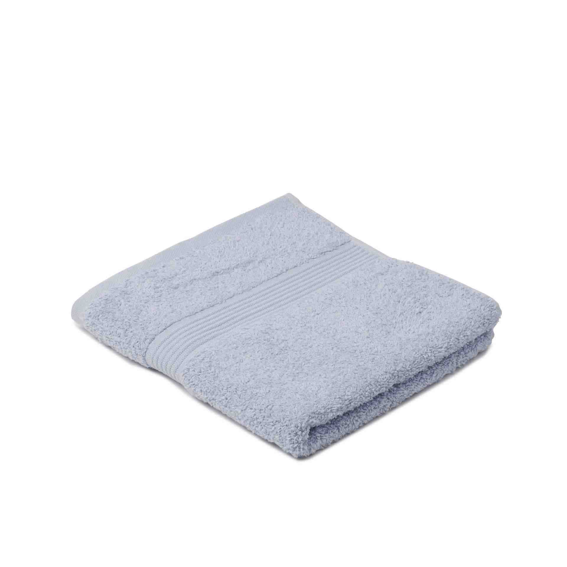 Handtuch - Uni - Serie NEW YORK - silber - Abm. 50 x 100 cm - Baumwolle - 550-90-4-D