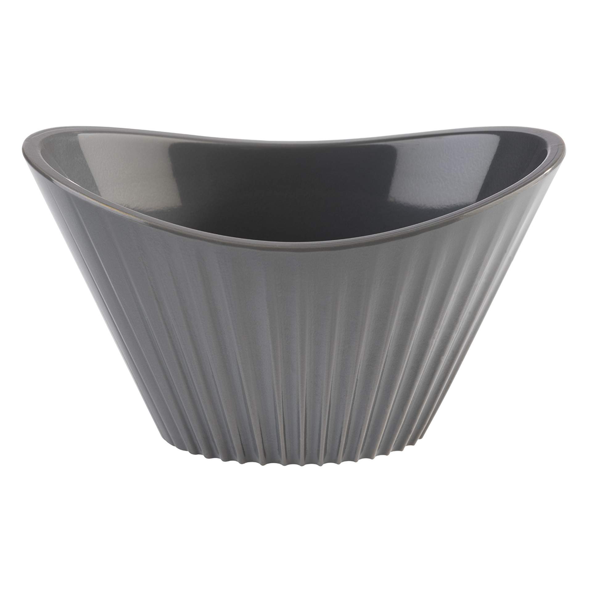Schale - außen mit Struktur - Serie Mini - anthrazit - Abm. 9,5 x 5,5 x 5,5 cm - Inhalt 0,07 l - Melamin - 84783-B