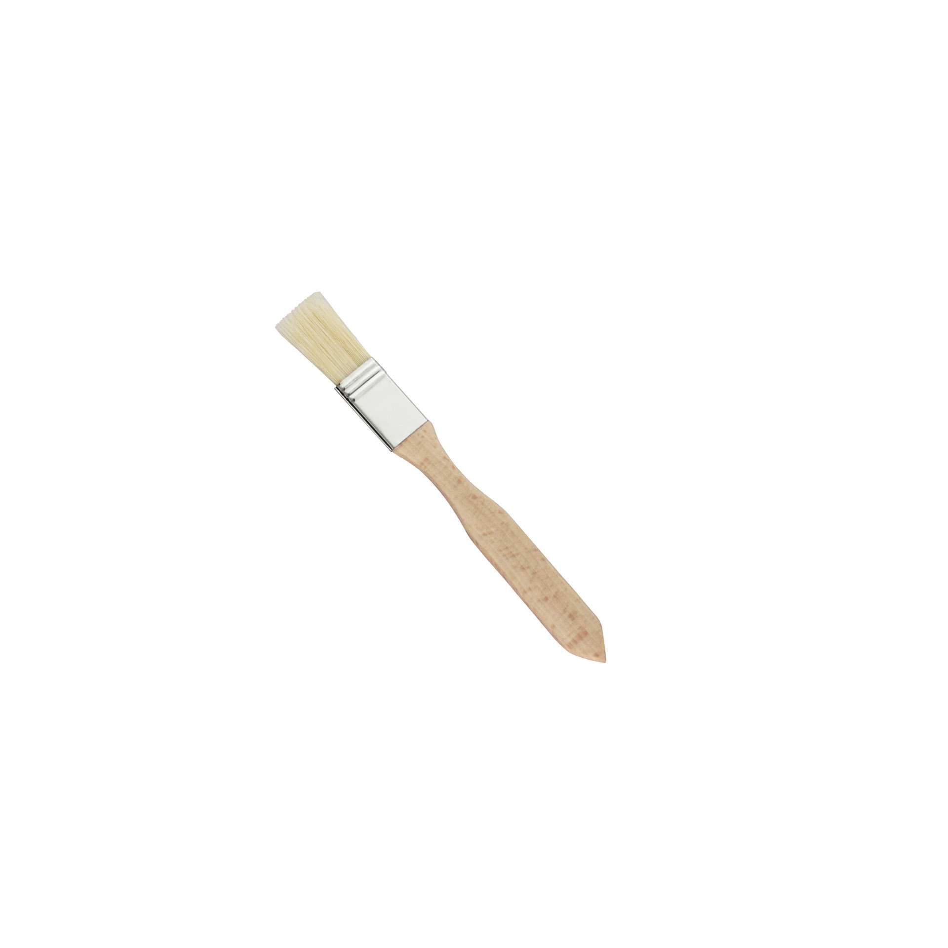 Bäckerpinsel - weiß - Abm. 19,0 x 2,0 x 6,5 cm - Naturborste - 200213-C