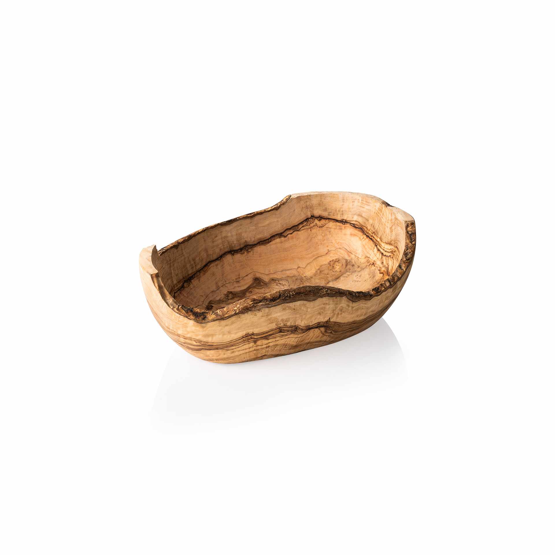 Schale - Serie Olive - Abm. 30 x 18 x 11 cm - Olivenholz